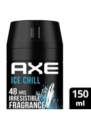 Axe Men's Deodorant Body Spray Ice Chill For 48 Hours Irresistible Fragrance 150ml