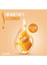 صانسيلك ناتشورالز شامبو وبلسم ضد التقصف بالعسل 400 ملل + 350 ملل بزيت اللوز والعسل