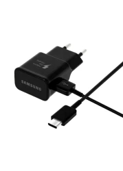 Samsung Fast Charging Travel Adapter With Type-C Data Sync Charging Cable Black