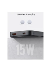 Aukey Power Bank Grey 10000mAh 15W