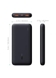 أوكي سليم باور بانك أسود 10000 مللي أمبير 15 واط