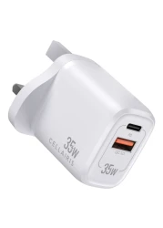 Cellairis QC3.0 and PD Wall Charger White 35W