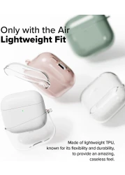 Ringke - AirPods 4 Case , Air Series Lightweight Flexible Anti-Scratch Perfect Fit TPU Cover for Women- Glittler Clear