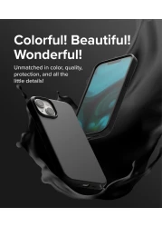 Ringke - Apple iPhone 14 Case Cover - Silicone Series- Black