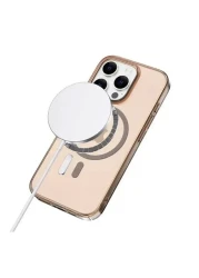 جرين لايون كفر ديليجو MagSafe لهاتف آيفون 16 برو، غطاء بحواف حماية، فتحات دقيقة، تصميم نحيف، وضوح دائم، حماية من السقوط، حماية للكاميرا، مقاوم للبصمات والخدوش، مضاد للاصفرار
