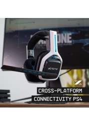 Astro Gaming A20 Wireless Headset Gen 2 For Playstation 5, Playstation 4, PC &amp; Mac - White/Blue