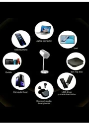 Android Smart WIFI Mini Projector with Electric Focus 720P Wall Projection for Home Office Small Theater 4K bedroom LED Lamp