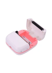 Generic-Mini Pocket Printer BT Wireless Portable Instant Mobile Printer 57mm Thermal Paper Receipt Label Sticker Memo Photo Picture Printing Compatible with Android iOS Smartphone Windows