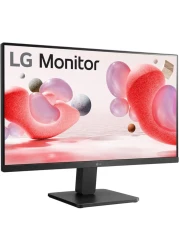 LG 3-Side Borderless Monitor, 23.8" FHD IPS Display, 100Hz Refresh Rate, 5ms Response Time, AMD FreeSync Technology, D-Sub / HDMI / 3.5mm Audio Port, Black 24MR400