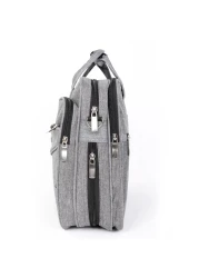 PARA JOHN Laptop Messenger Backpack - Laptop Messenger Bags Shoulder Backpack Handbag - Multipurpose Business Briefcase Vintage Travel Backpack - 17 Inch