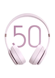 Beats Solo 4 Wireless Bluetooth On-Ear Headphones Cloud Pink
