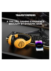 Transformers Bumble Bee Truly Wireless Bluetooth Over-Ear Headset TFG06, Yellow