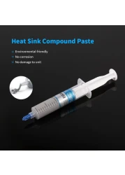 معجون حراري مجمع بالوعة الحرارة من السيليكون لوحدة المعالجة المركزية لجميع المبردات HY510 من جينريك