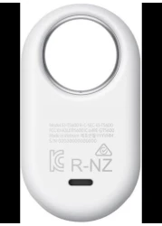 Smart Tag 2 (2023) Bluetooth + UWB, IP67 Water and Dust Resistant, Findable via App, 1.5 Year Battery Life -, Includes Carrying Pouch (White)