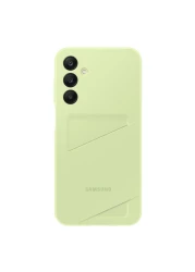 Samsung Case Cover with Card Slot for Galaxy A25 5G Lime
