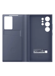 Samsung Smart View Wallet Case Cover for Galaxy S24 Violet