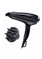 Remington Hair Straightener S3700 With Hair Dryer D5215 And Diffuser Black