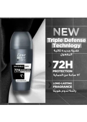 Dove Men+Care Advanced Antiperspirant Roll-On Deodorant Invisible Dry 50ml