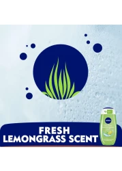 NIVEA Shower Gel Body Wash Lemongrass &amp; Oil 250ml Pack of 3