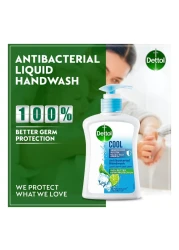 Dettol Cool Antibacterial Liquid Hand Wash Mint And Bergamot White 400ml Pack of 2