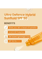 Spf 50 - Hybrid Sun Fluid (Tube) Pa+++ Ultra Defence Uva Uvb Protection Liposomal Encapsulated Technology