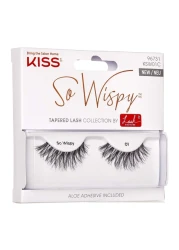 Kiss So Wispy Tapered False Eyelashes KSW01C Black