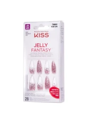 كيس جيلي فانتازي أظافر إصطناعية - شفاف 28 قطعة KGFJ04C