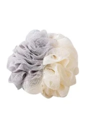 2 Packed Soft Bath Sponge With Shower Mesh Foaming Loofah Exfoliating Scrubber For Body And Face With Premium Multicolour Look.