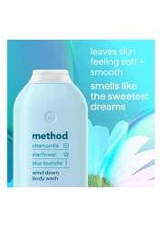 Method Wind Down Chamomile Star Flower Blue Lavender Body Wash 532ml