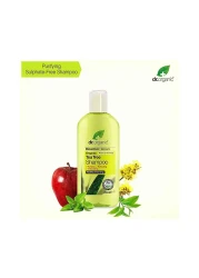 دوكتور أورغانيك بيو آكتيف هير كير شامبو عضوي غني بزيت شجرة الشاي – أخضر 265 ملل