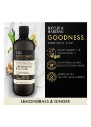 بايليس آند هاردينج جودنيس غسول الجسم الطبيعي بعشب الليمون والزنجبيل 500 ملل