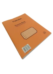 سينارلاين كتاب تمارين مبطن بهامش أحمر 100 ورقة- برتقالي