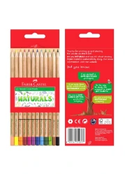 فابر كاستيل ناتشرولز أقلام ملونة 12 قطعة - متعددة الألوان-