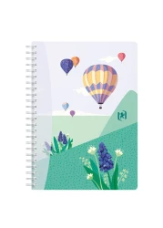 Oxford Spiral Wired Notebook Horizon Assorted 148x210mm 120 Pages