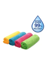 Vileda Microfiber Cleaning Cloth Multicolour 4 PCS