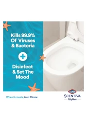 Clorox Scentiva Toilet Cleaner, Calming Red Sea Breeze Scent, 709ml