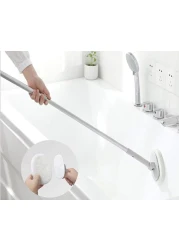 Aiwanto Extendable Long Handle Scrubber Brush &amp; Sweeper Wiper Bathroom Tile Floor Cleaning Brush Wiper Cleaning Accessories
