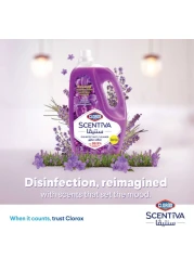 Clorox Scentiva Disinfectant Floor Cleaner, Tuscan Lavender, 3L