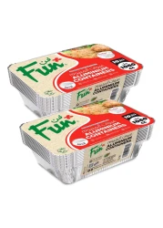Fun Kitchen Essentials Aluminium Containers with Lids 1060ml 10 Containers 2 PCS