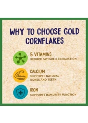 Nestle Gold Corn Flakes Breakfast Cereal, 375g