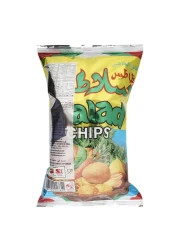 الجفير سلاطه رقائق بطاطس 75 غرام حزمة من 6 أكياس