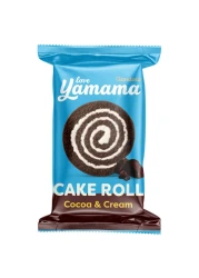 Gandour Yamama Cocoa and Cream Cake Roll, 38g Pack of 12
