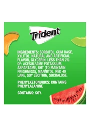 Trident Sugar-Free Gum Sticks Watermelon Twist 14 Sticks