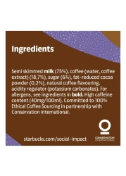 Starbucks Frappuccino Mocha Coffee Drink, 250ml Pack of 2