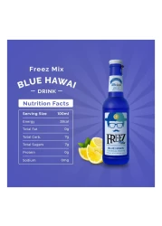Freez Mix Carbonated Flavoured Drink Bottles Blue Hawaii 275ml Pack of 6