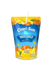 Capri-Sun Fruit Crush 100% Mango Fruit Juice 200ml Pack of 10