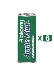 Alokozay Apple-Mint Flavoured Drink 250ml Pack of 6