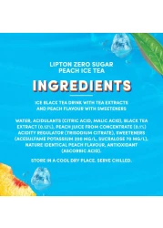 Lipton Zero Sugar Peach Iced Tea 320ml Pack of 6
