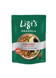 Lizi's Nuts and Seeds Organic Granola, 400g