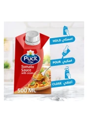 Puck Tomato Sauce With Cream, 500ml